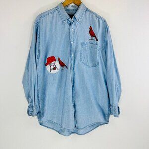 River’s End Trading Co. Casual Button Down Chambray St. Louis Shirt. Size M.